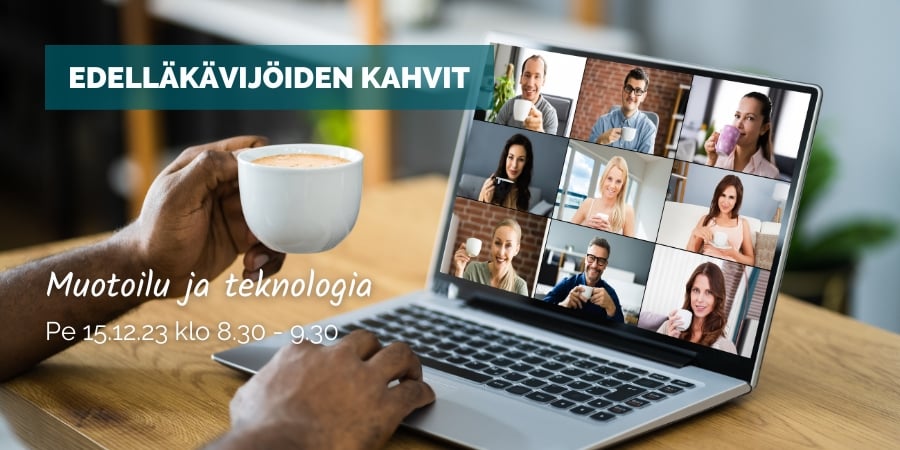 EK-kahvit 15.12.2023 muotoilu ja teknologia mainos